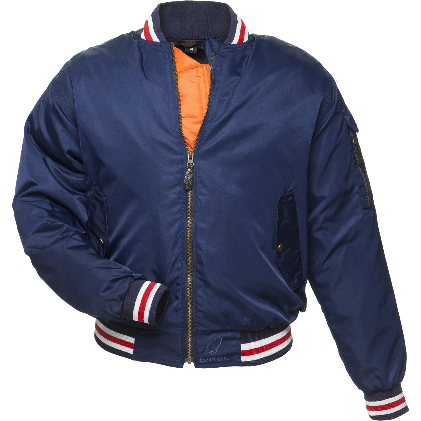 Black Iconic Waterproof Motorcycle Bomber Jacket Motorbike Pilot Bike